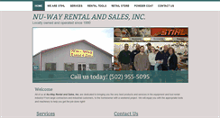 Desktop Screenshot of nuwayrental.com