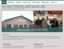 Tablet Screenshot of nuwayrental.com